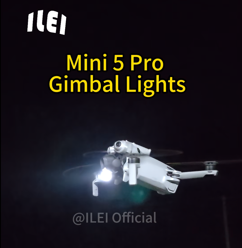 Drone Strobe Light - DJI Mini 5 Gimbal-Licht, 700LM Ultra