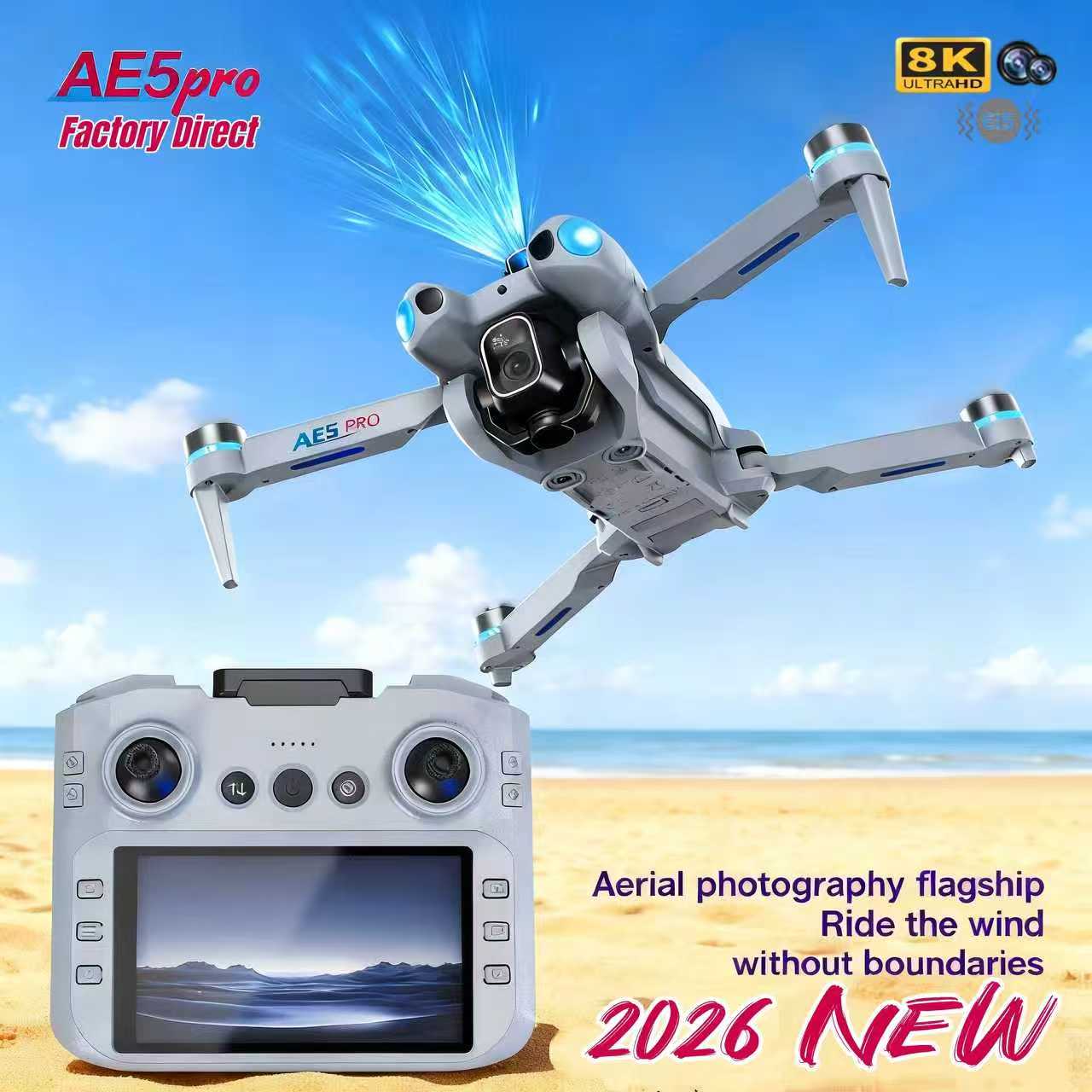 Jjrc Drone X12 - 5 km 8K professionelle HD Dual