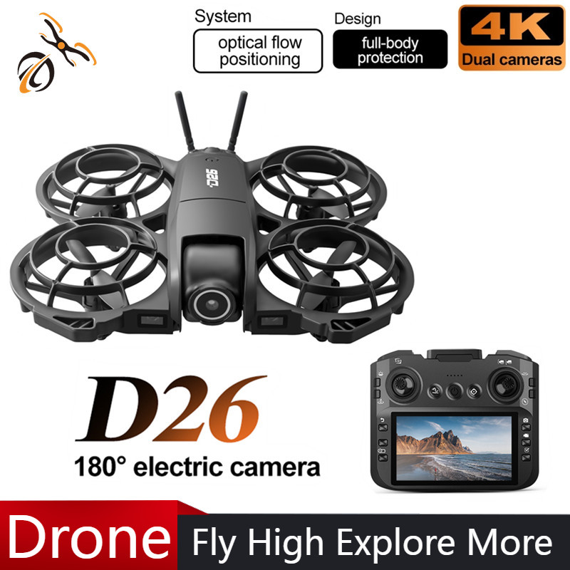 Drone Controller Screen - D26 Drohne 4K Luftbild-HD 180 °