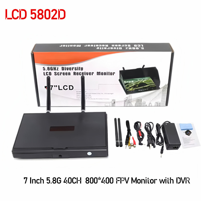 Drone Controller Screen - 5,8G FPV DVR LS5802D 7-Zoll-Monitor LCD-Bildschirm