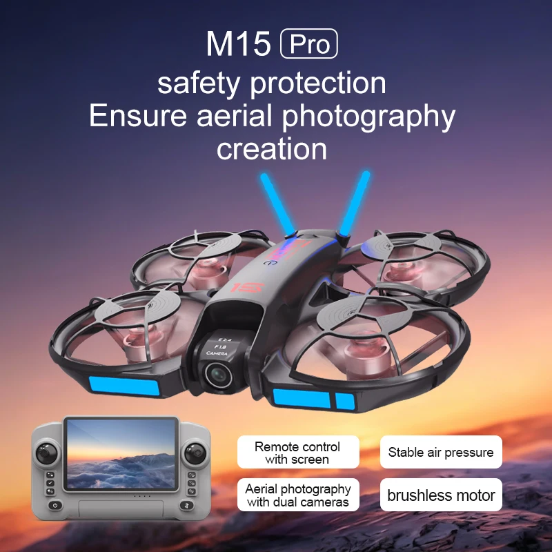 2026 Neue M15 FPV-Drohne mit B – Drone Controller Screen Bewertung und Preis