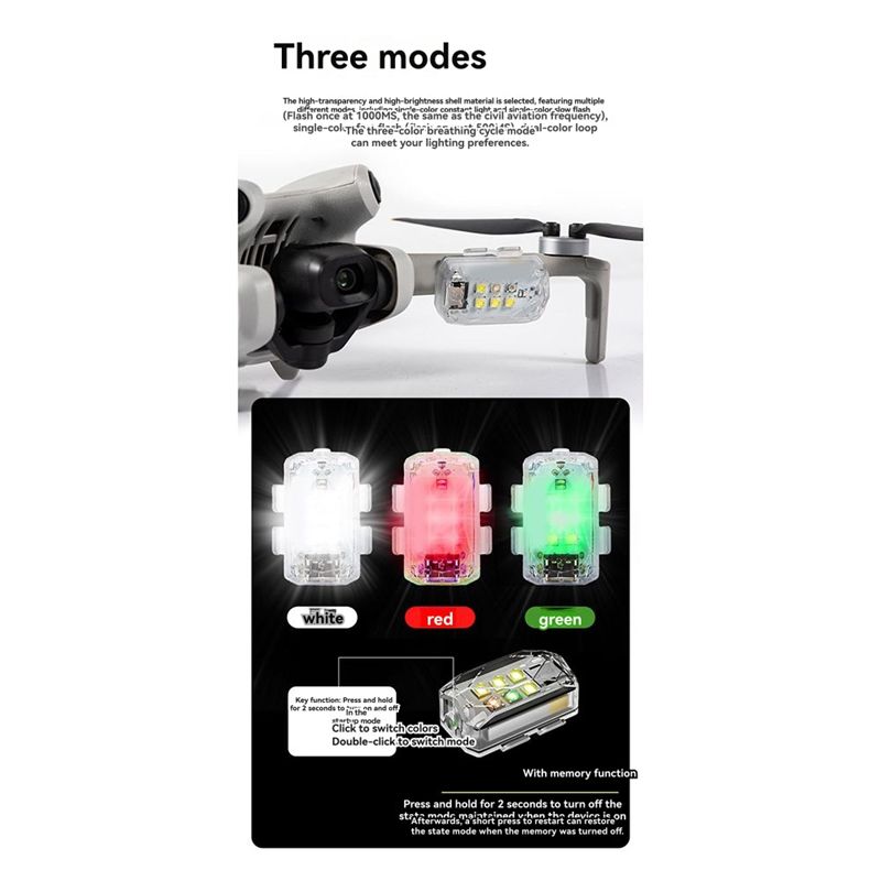 ABZZ – LED-Nachtlicht für DJI- – Drone Strobe Light Bewertung und Preis